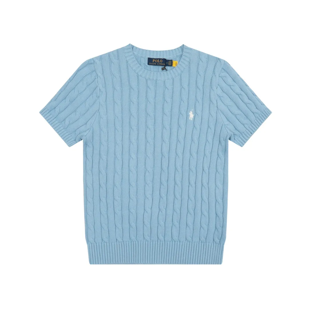🅿️160 "Top quality" Style number: DS002# (not off the shelves all year round) [Ralph Lauren round neck solid color pony embroidered logo knitted short sleeves] ✅Ralph Lauren classic basic versatile knitted short sleeves for all seasons ✅Main supplier platform live broadcast Wholesale entities Replenish when out of stock Not off the shelves ✅ZP quality 1:1 version Scan the code to enter the GF website Counter quality ✅Detailed quality is the only one in Guangzhou Imported quality cotton yarn, focusing on high-end, cost-effective, good quality needless to say ✅The version is restored to the original order, the maximum size can be worn up to 160 pounds, loose, comfortable and stress-free ✅The upper body is simple and easy to match, a must-have for goddess ootd, good-looking clothes are never picky, a must-have in the goddess’ wardrobe Size: S-XL Color: Black White Gray Light Blue Light Pink Colorful Blue Khaki Bright Yellow Fruit Green Milk Apricot Wood Green Taro Purple Chinese Red Anchor Red Navy Red Label Navy Blue White Label